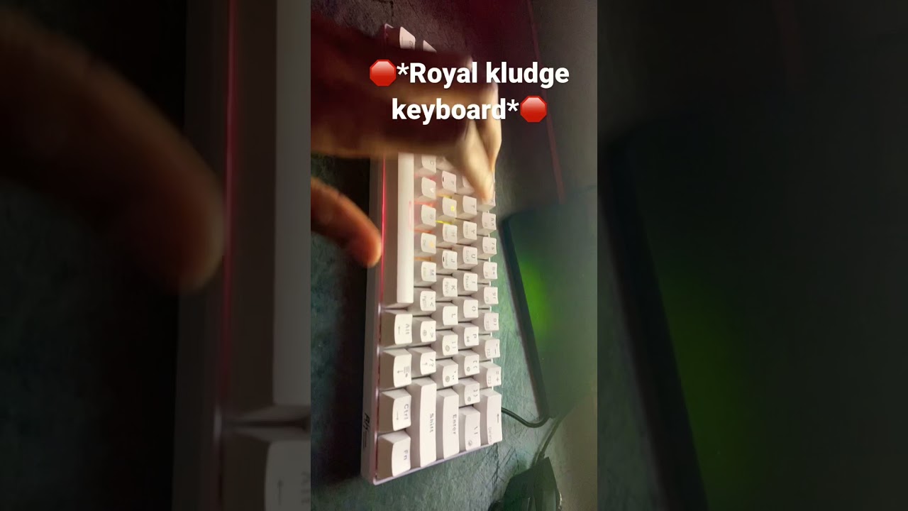 How to pair Royal kludge keyboard YouTube