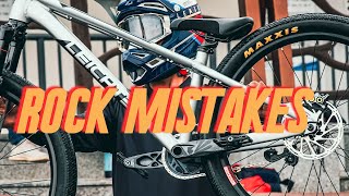 Bikeleague A small collection of rock mistakes #downhill #Dangerous moves please do not imitate