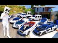 GTA 5 - Stealing Marshmello&#39;s Luxury Cars With Franklin | (Real Life Cars #193)