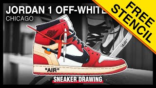 Details on the HypeBeast Coloring Book! Air Jordan 1 Off White Chicago - Sneaker Art