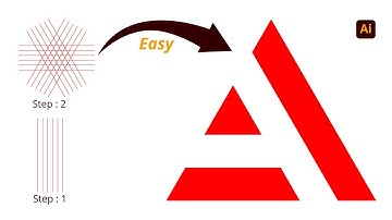 Modern Grid Logo Design in Adobe Illustrator Step by Step | Logo Design Bangla Tutorial