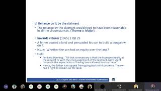 Week 7 and 8 Part 2  Equitable Estoppel