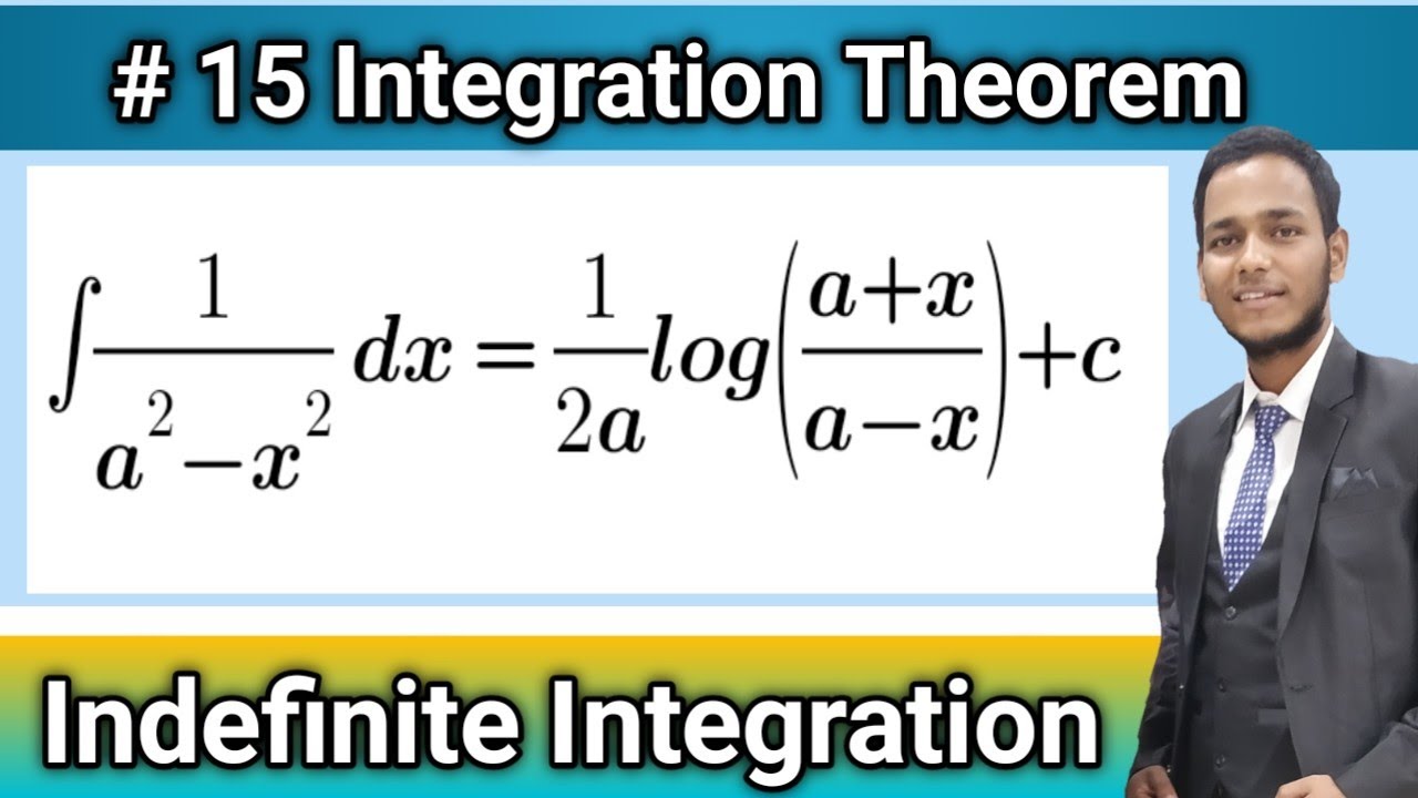 15 Indefinite Integration Theorem Integration Of 1 a 2 x 2 15-indefinite-integration-theorem-integration-of-1-a-2-x-2