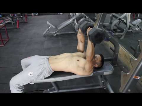 How to do Flat Bench Dumbbell Press - Amazing Chest workout