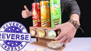 How to Make Awesome Pringles Dispenser-(Reverse Order)