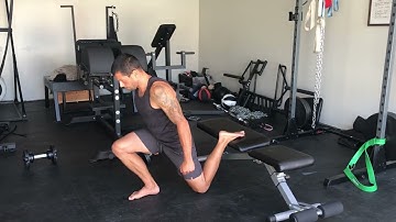 Bulgarian split squat (ipsilateral)