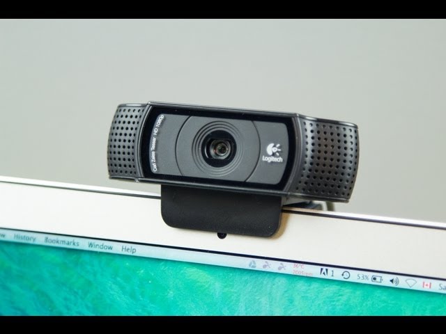 hjælpe møde skadedyr Logitech C920 HD Pro Webcam Review - YouTube