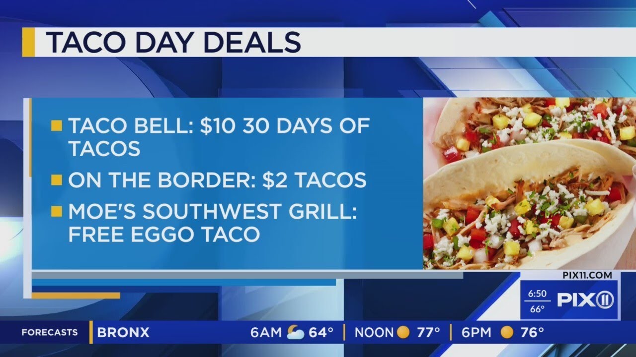 National Taco Day 2023: Where to score free tacos 