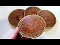 #1209 Amazing 'Dragon Scale' Effects In These Brown, Gold And Copper Resin Coasters