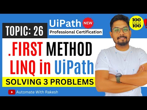 LINQ In UiPath