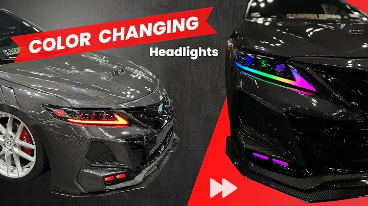 RGB Color Changing Head Lights - 2018-2024 Toyota Camry Removal & Installation