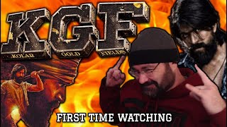 KGF CHAPTER 1 - FIRST TIME WATCHING - MOVIE REACTION - NEW AMERICAN ROCKY FAN!