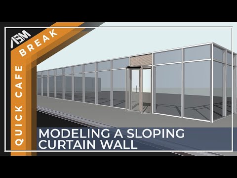 Sloping Curtain Wall
