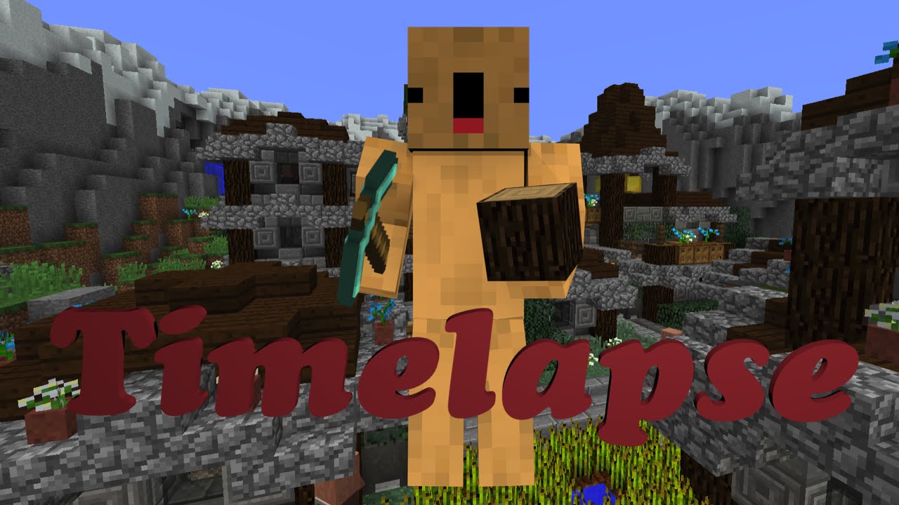 Minecraft) Big Arena + PvP Arenas Timelapse - YouTube