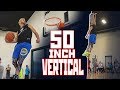 50 INCH VERTICAL!?! Jordan Kilganon INSANE First Day At DUNK CAMP! Raw Footage