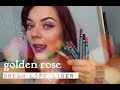 TRWAŁE KREDKI DO UST DREAM LIPS LINER GOLDEN ROSE || swatches on the lips