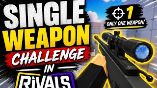 Single Weapon Challenge In Rivals #gamer #game #gamer #Rivals #SingleWeapon  