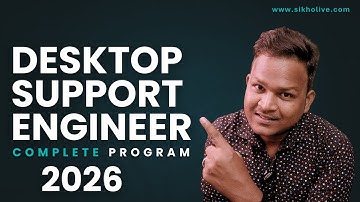 Desktop Support Engineer Complete Program 2026 | Full IT Support Course