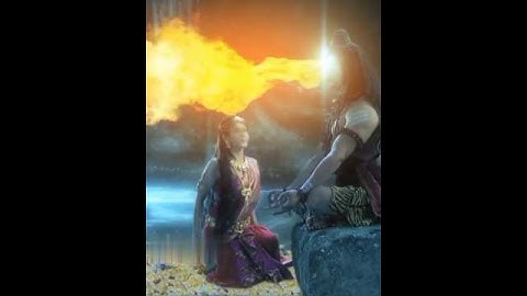 Mahadev Burns Kamdev🔥|Lord Shiva Third Eyes🕉️|Fire from Third Eyes #shorts #mahadev #bholenath