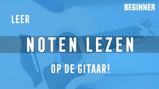 Video thumbnail of "Leer noten lezen op de gitaar!"