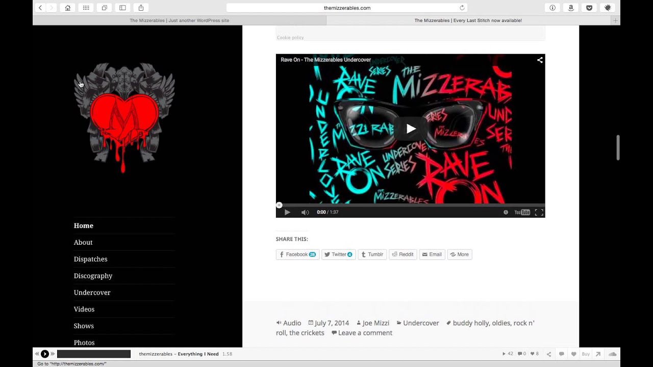 How to Create a Killer Website for Your Band Using WordPress - Part 1