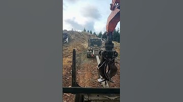 Tigercat in action #heavyequipment #logloader #truck #tractor