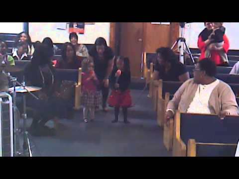 The babies singing "Shake the Devil Off"