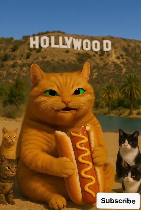 Have you tried this? #ai #cat #hoollywood #hotdog