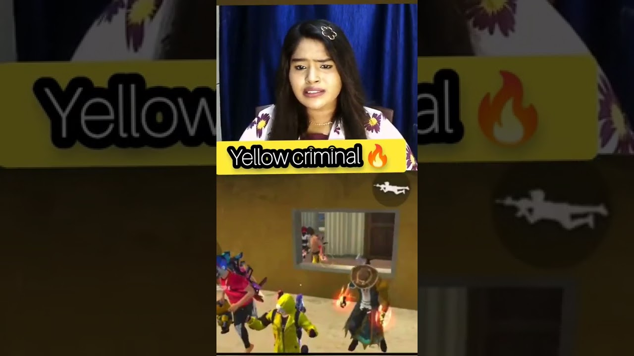 twist🟡yellow criminal|| free fire 🔥||facecam reaction|| 