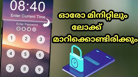 Automatic Change Screen Lock / Time Password / Time Lock Password / Best Android Lock Screen