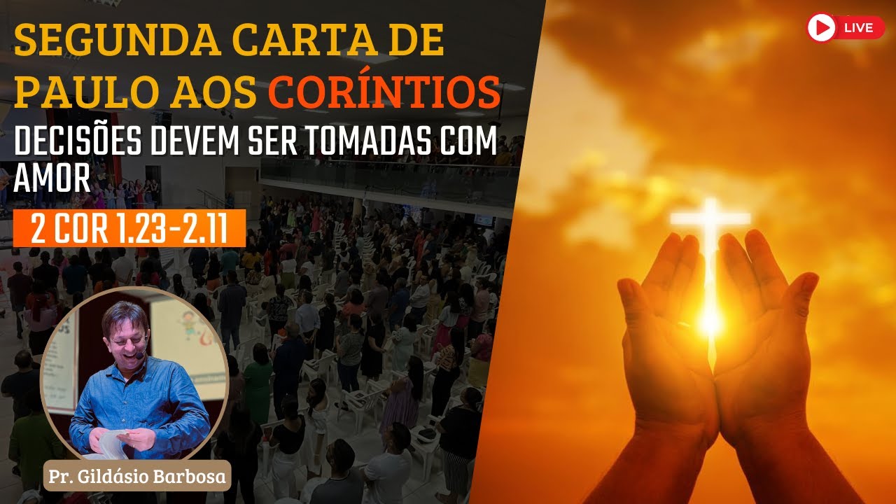 IBG Celebração | 26.09.2021 // 2 Coríntios 1.23 a 2.11 com Pr. Gildásio Barbosa