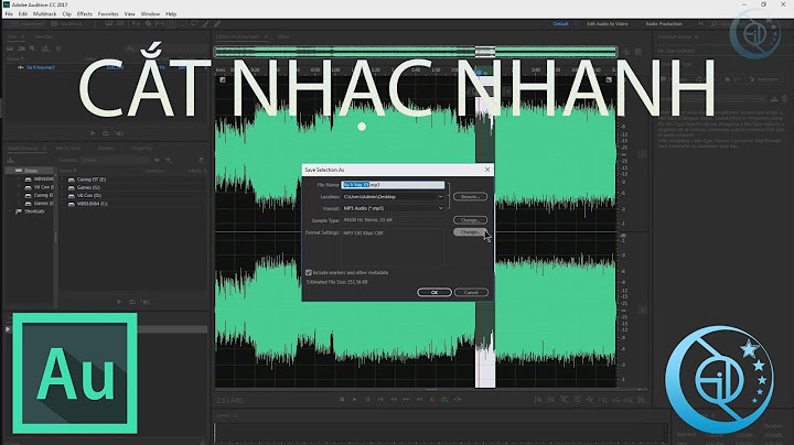 Hướng dẫn tách nhạc nền bằng phần mềm adobe audituon