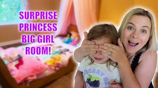 SURPRISING Her with a NEW BIG GIRL ROOM! | FlexiSpot Floor Bed Reveal
