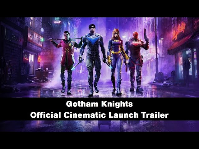 Gotham Knights cinematic launch trailer - Gematsu