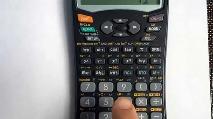 Calculating Permutations using the Sharp EL-531W calculator