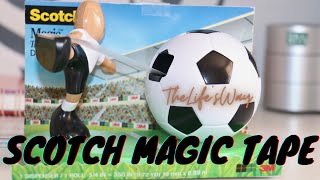 3M Scotch Magic Tape Dispenser Football Design