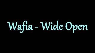 Wafia - Wide Open feat. Ta-ku & Masego Instrumental Karaoke with backing vocals