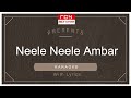 Neele neele ambar par  kalaakaar  sridevi  kishore kumar  full karaoke with lyrics