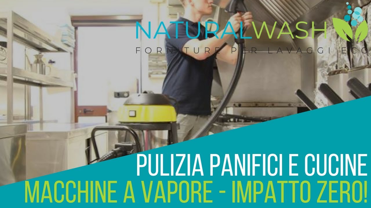 Pulitore a Vapore Professionale per Panifici e Cucine | NaturalWash.it