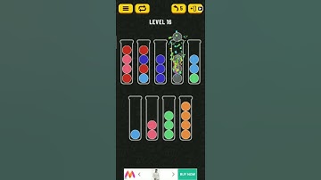 Ball Sort Puzzle Level 16 || Ball Sort Puzzle || Level 16