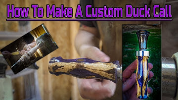 How To Make A Beautiful Wood Epoxy Hybrid Duck Call