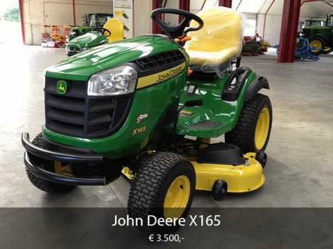 John Deere X165