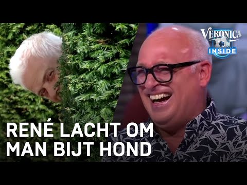 René moet keihard lachen om 'overlevingsexpert' bij Man bijt Hond | VERONICA INSIDE