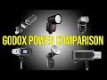 Godox Off Camera Flash Power Compared // AD600 AD400 AD200 V1 V860II