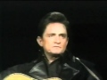 Johnny Cash sings "Man In Black" for the first time (with intro)
