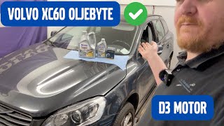 Oljebyte Volvo XC60 D3 2008 - 2018