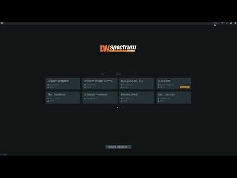 Login to DW Spectrum NX Witness Cloud Desktop App by BLACKBOX USA