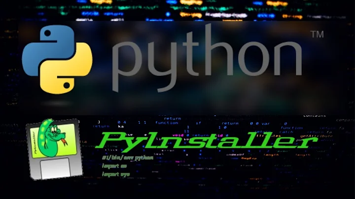 Creating a Stand Alone Executable from a Python Script using PyInstaller