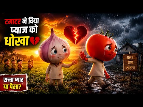 🍅🧅 टमाटर ने छोड़ा प्याज को… लेकिन आख़िर में जो हुआ सबको रुला देगा 💔😭 | Emotional Love Story