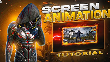 screen animation tutorial | pubg lobby edit | capcut tutorial | bro energy boy